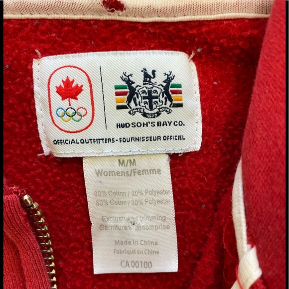 Hudson’s Bay Canada Olympic Hoodie Women’s M - Picture 6 of 9